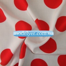 Ткань Штапель горох